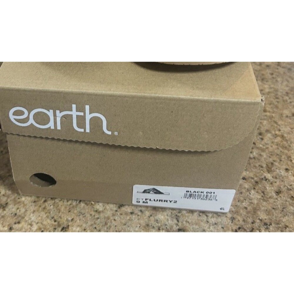 Earth Flurry2 Women’s 9 Black Woven Slip-On Comfort Sandals NEW IN BOX - Picture 3 of 3
